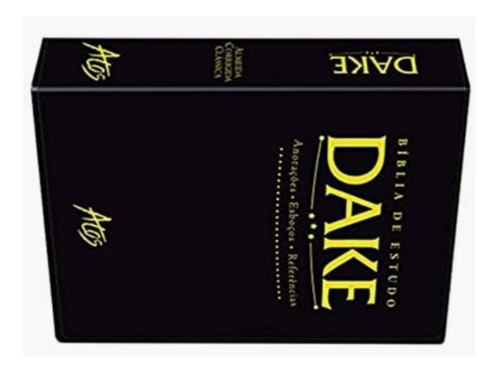 Bíblia De Estudo Dake Editora Atos Capa Luxo Grande