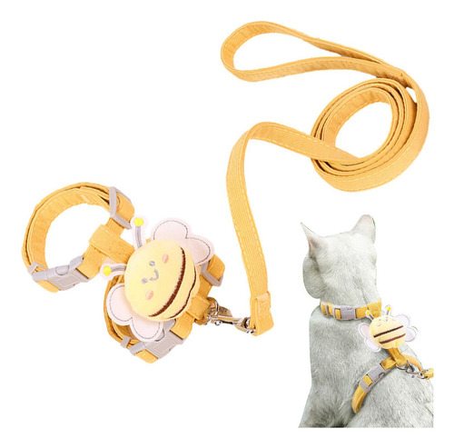 Arnés Y Correa Ajustables Para Gatos Arnés Para Gatos A Prue