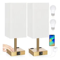 Comprar Juego De Lámparas De Mesa Táctiles Minimalistas De 2 Bombill
