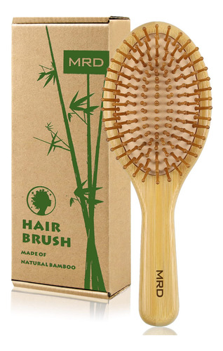 Mrd Cepillo De Pelo, Natural De Bambu Paddle Desenredar Cepi