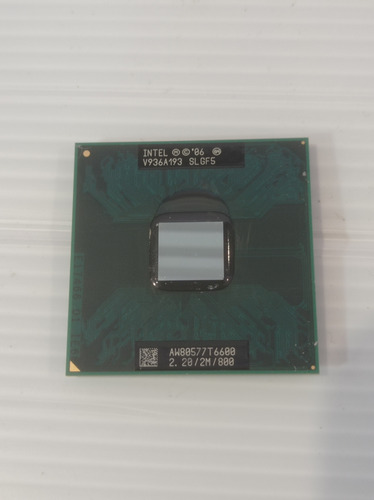 Procesador Laptop Intel Core 2 Duo T6600 Slgf5 Aw80577t6600 (Usado)