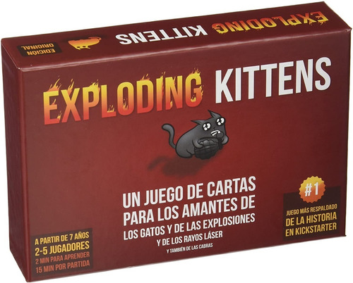 Exploding Kittens Juego De Mesa En Español Original Asmodee