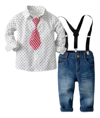 Ropa Para Niños Conjuntos Jean Camisa