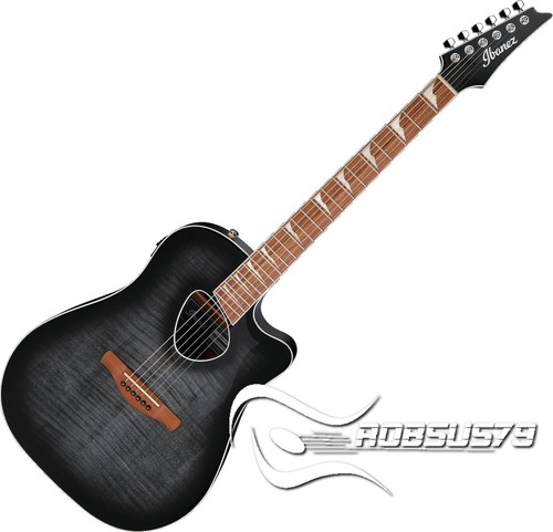Imagem 2 de 7 de Violão Ibanez Altstar Trans Black Sunburst Alt30fmtks