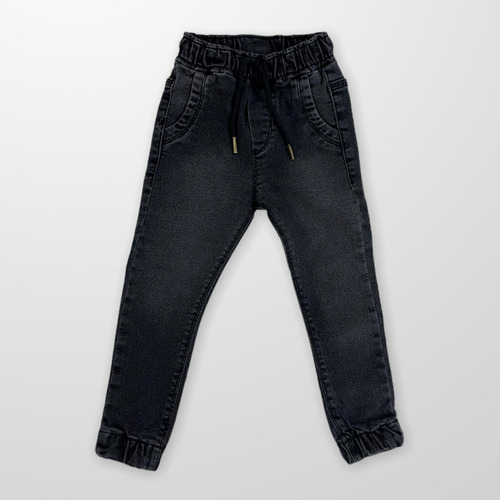 Pantalon Jogger De Jean / Gabardina - Bebe