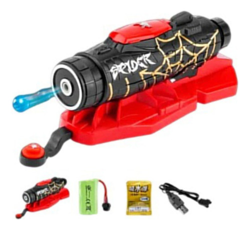 Guante Lanzador Hidrógel Spiderman Recargable + 1000 Tiros