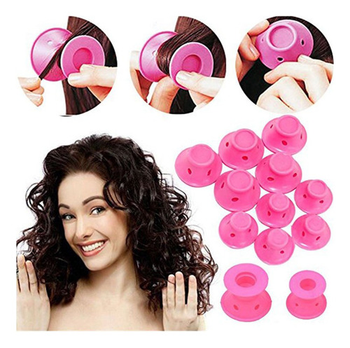  Mujere Cabello Ondas-rizos Sin Calor Hair Rollers /curly It