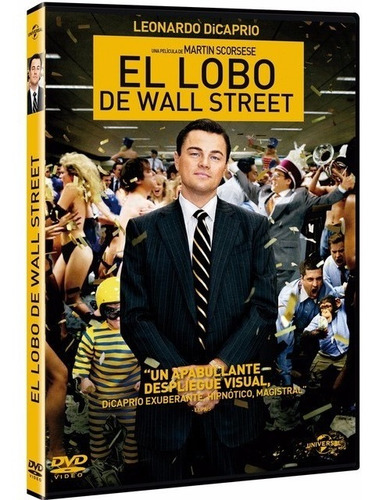 El Lobo De Wall Strett Leonardo Dicaprio Película Dvd