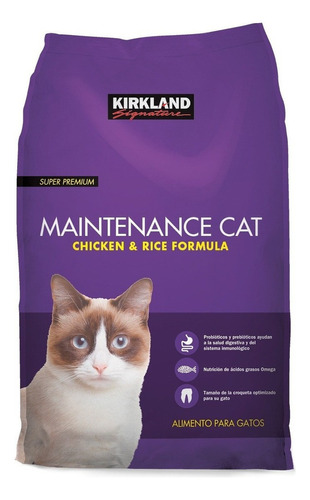 Alimento Comida Para Gato Kirkland Croqueta Premium 11 Kg