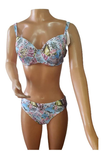 Bikini Con Taza Soft Y Aro, Estampada Talle 105- Tucson