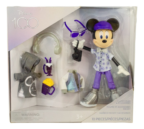Muñeco Mickey Mouse Disney 100 Aniversario Disney Store 25cm