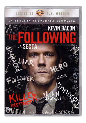 The Following La Secta Tercera Temporada 3 Tres Dvd