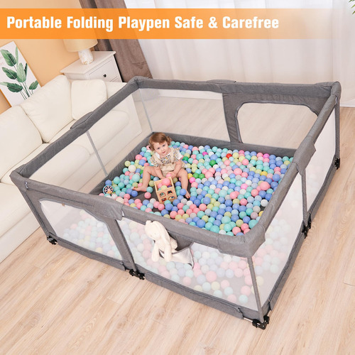 Patywaga Corralito Plegable Para Bebes, Corralito Plegable P