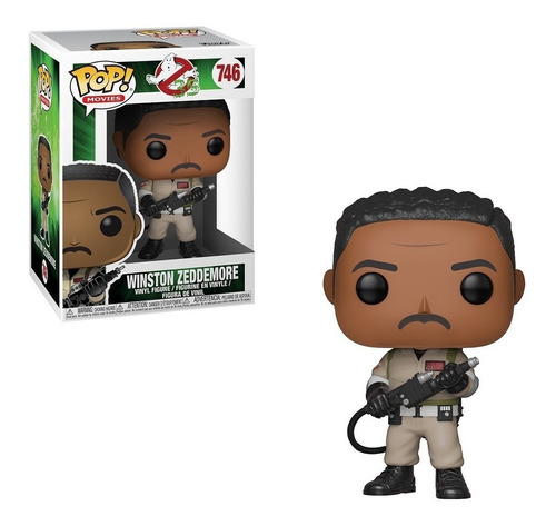 Funko Pop Winston Zeddemore 746 Cazafantasmas Ghostbusters