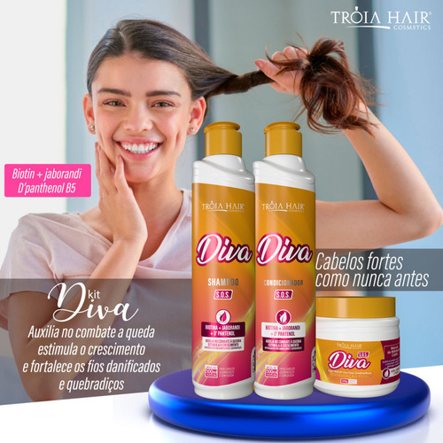 Shampoo Sos Diva 500ml Troia Hair