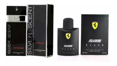 Silver Scent Intense 100ml +ferrari Black 125ml