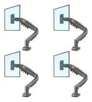 Comprar Kit 4 Suportes F80 De Mesa P\u002F Tv Monitor 17 A 30 - Preto