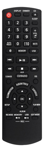 Asd Reemplace El Control Remoto N2qayb001094 Para Panasonic