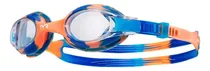 Comprar Gafas de natación Swimple Tie Dye para niños Fit Tyr, color azul\u002Fnaranja