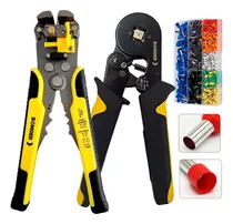 Comprar Alicate Crimpar Terminal + Decapador Fios+ Kit Ilhós Tubular