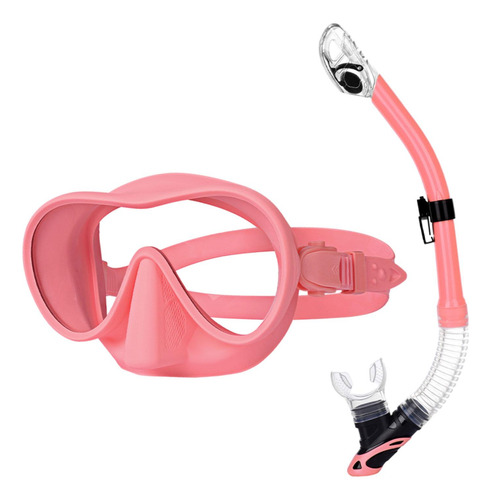 Juego De Snorkel, Gafas De Natación, Máscara De Buceo Rosa