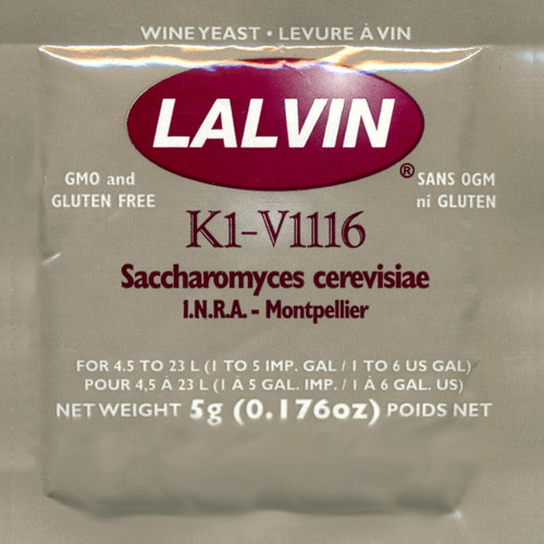Lalvin K1v-1116 Levadura De Vino  10 Paquetes