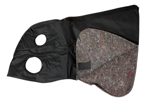 Manta P/caballos Cordura Imperm Y Frazada 1,30 C/pescuecera Negro