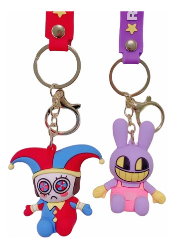 2 Llaveros Jax Pomni Circo Digital Amaizing Circus Animini
