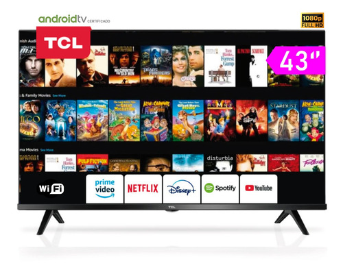 Smart Tv Tcl 40'' Android Certificado Full Hd Ultra Delgado