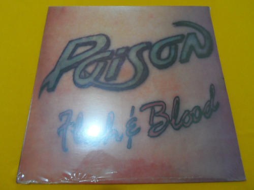 Disco Vinilo Lp Poison - Flesh & Blood (1990) Sellado