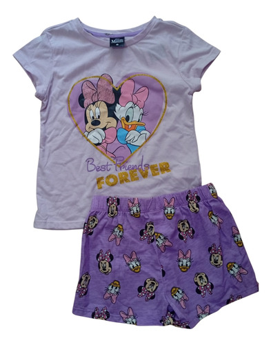 Pijama Minnie Y Daisy Disney Original - Tallas 4 Y 6