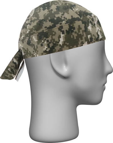 Gorro Cocinero Cofia Bandana Camuflaje Militar Chef 3 Pz