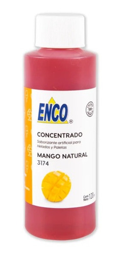 Concentrado De Helados Mango Natural 120 Ml Enco 3174-120