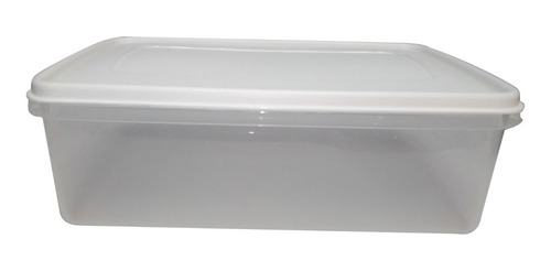 Envase Plástico Rectangular Multiusos 4.85 Litros 3 Unidades