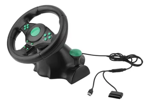 Controle Volante Gamer Pedal Cambio Para Ps3 Ps2 Xbox 360 Pc