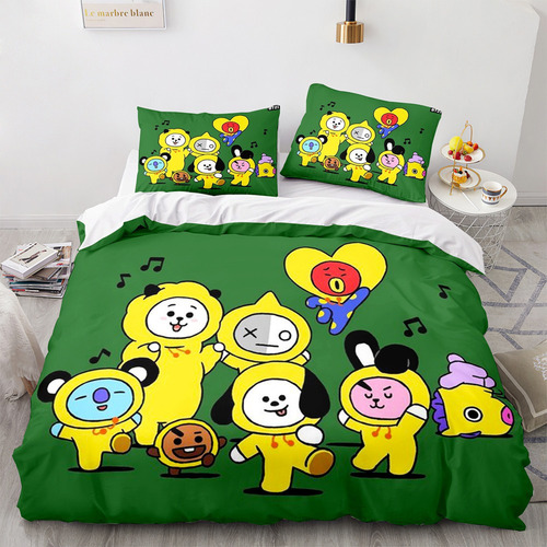 Bts21 Funda De Edredón Fundas De Almohada Juegos De Cama 220