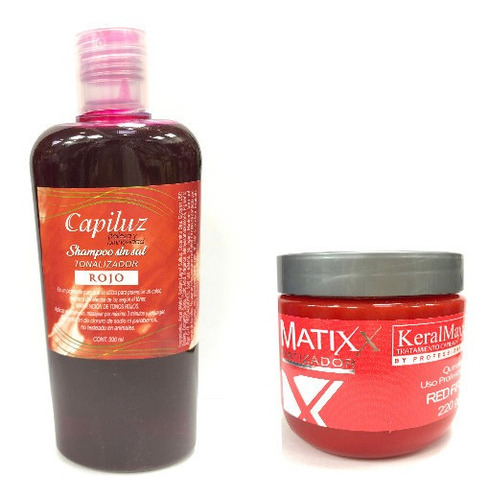 Pack Matizador Crema  + Shampoo Rojo 