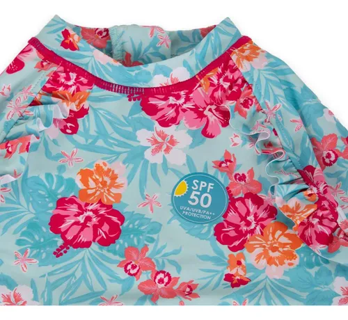 Traje De Baño Niña Turquesa Pillin (pva835-24tur)