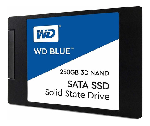 Imagem 2 de 2 de Disco sólido interno Western Digital WDS250G2B0A 250GB azul