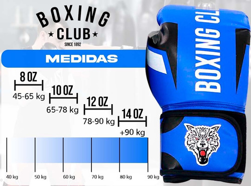 Imagen 2 de 10 de Guantes De Boxeo Boxing Club Ventilados Ajustables Reforzado