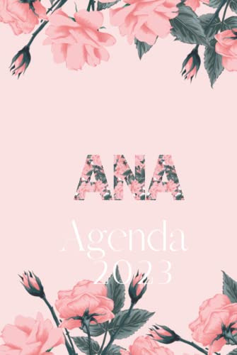 Ana Agenda Personalizada Del 2023 Tapa Dura Acabado Premium: