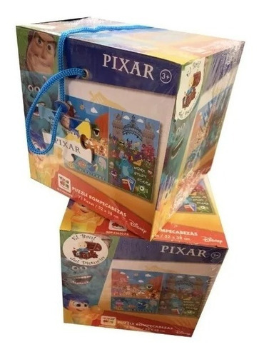 Puzzle Disney Dibujos Pixar Caja Rompecabezas 72piezas +3a