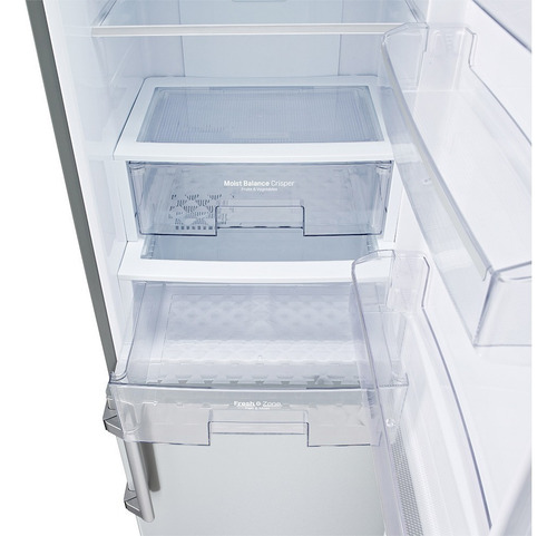 Heladera con freezer inverter LG GW-F439BLFZ color silver con capacidad de 314L 220V