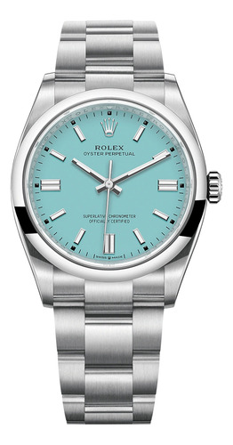 Reloj Rolex Oyster Perpetual Oyster Azul Tiffany 41mm Y 36mm