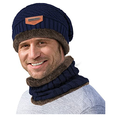 Sombrero, Bufanda Y Guantes De Invierno Hombres Y Mujer...