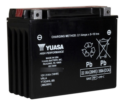 Bateria Yuasa Ytx24hl-bs Con Acido Usa  Can Am Spyder