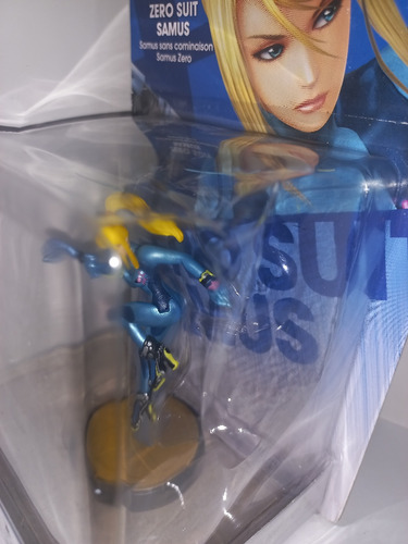 Amiibo Samus Zero Suit Super Smash Bros Metroid Nintendo (Usado)