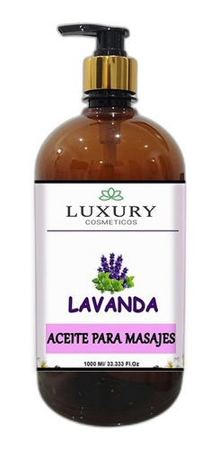Aceite Para Masajes 1 Litro Varios Aromas Lleve 4 Pague 3