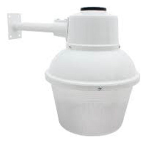Luminaria Suburbana Balastro Aluminio Anodizado Con Base Par Plateado