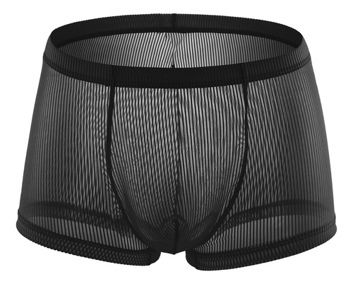 Ropa Interior Lisa De Malla A Rayas O De Moda Casual Para Ho